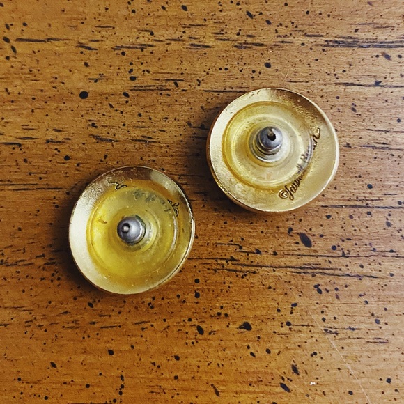 Vintage LAUREL BURCH Yin Yang Earrings - Picture 5 of 6